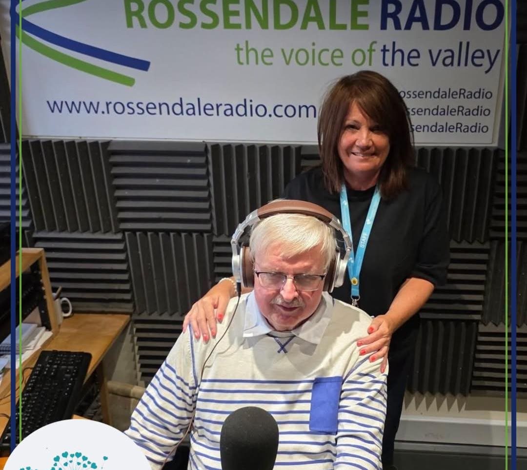 Behind the Mic at Rossendale Radio!