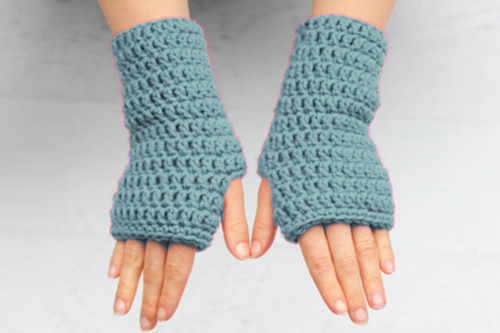 Crochet Fingerless Gloves